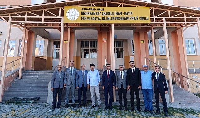 Milli Eğitim Heyeti Göle'de öğretmenlerle buluştu