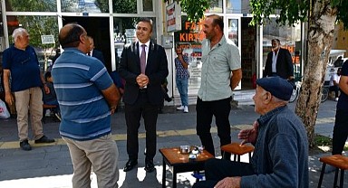 Vali Çiçek, halkla iç içe olmaya devam ediyor