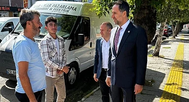 Vekil İncesu, esnaf ziyaretine çıktı
