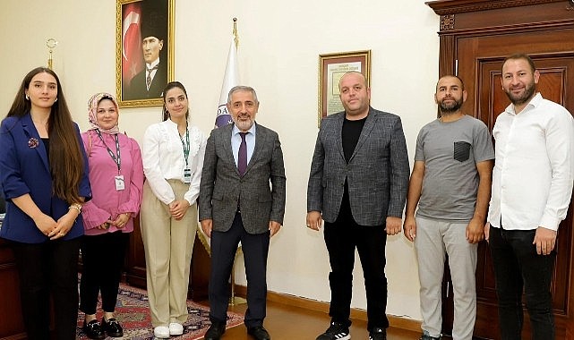 Yeşilay Ardahan Şubesi Rektör Biber'i ziyaret etti