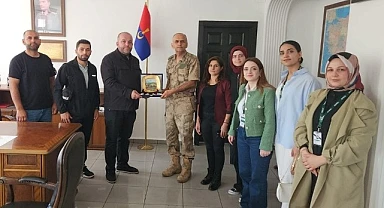 Yeşilay'dan İl Jandarma Komutanına ziyaret