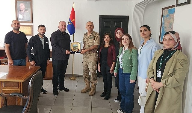 Yeşilay'dan İl Jandarma Komutanına ziyaret