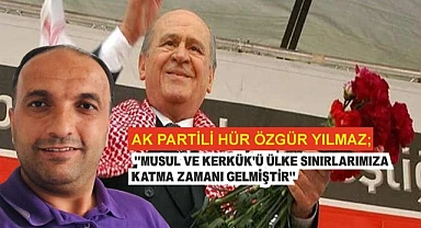 Ak Partili Özgür Yılmaz’dan Devlet Bahçeli’nin Öcalan çıkışına destek