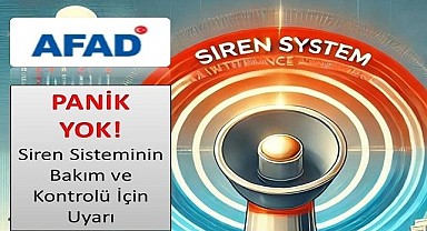Ardahan'da siren sistemleri kontrol edilecek