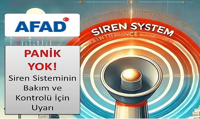 Ardahan'da siren sistemleri kontrol edilecek