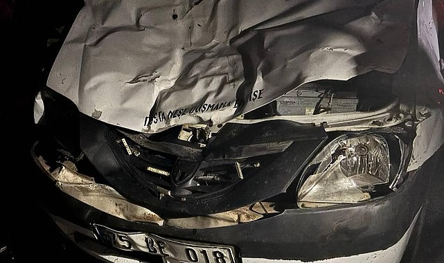 Ardahan'da trafik kazasında 2 kişi yaralandı
