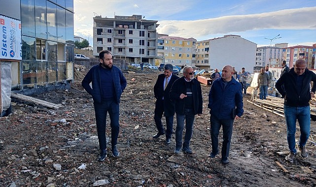 Ardahan Kültür Merkezi inşaatında bakanlık incelemesi