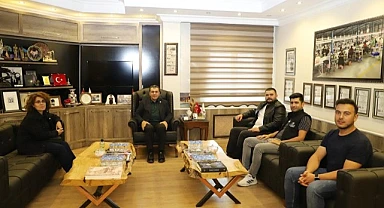 Ardahan Veteriner Hekimler Odası, Belediye Başkanı Demir’i ziyaret etti