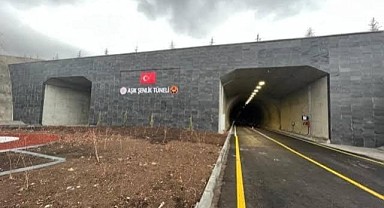 Aşıkşenlik Tüneli'nin ikinci tüpü ulaşıma açıldı