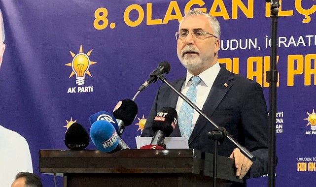 Bakan Işıkhan, AK Parti Yüksekova 8. Olağan İlçe Kongresi'ne katıldı