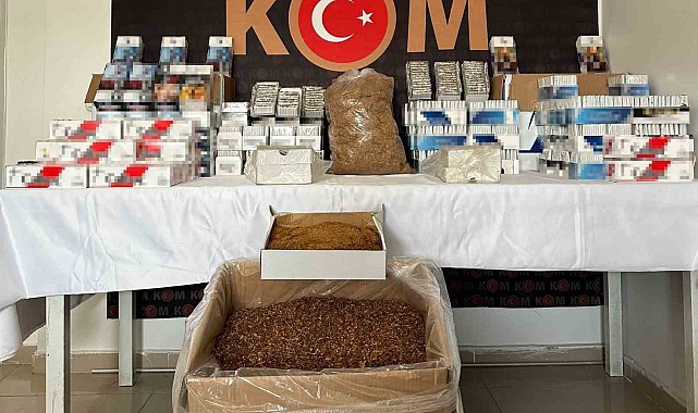 Bingöl'de 52 bin dal makaron ele geçirildi