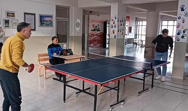 Çıldır'da Cumhuriyet Bayramı'na özel masa tenisi turnuvası