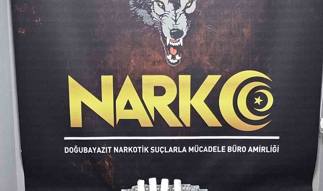 Doğubayazıt'ta 8 kilo metamfetamin ve 32 bin hap ele geçirildi
