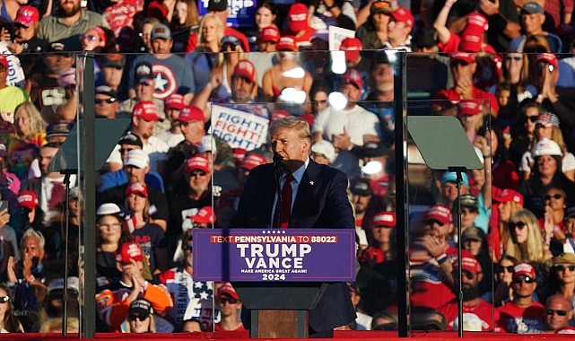 Donald Trump suikaste uğradığı Pensilvanya'dan rakiplerine meydan okudu