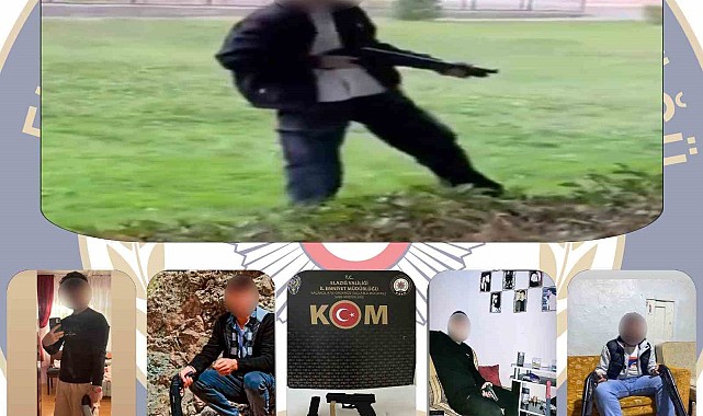 Elazığ'da pompalı tüfekle ateş açan şahıs yakalandı