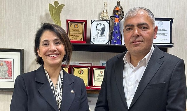 Gazeteci Özkan Karakaya, CHP Ankara Milletvekili Aylin Yaman’ı ziyaret etti
