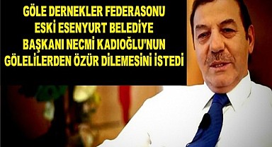 GÖLE-FED’ten Necmi Kadıoğlu’na tepki