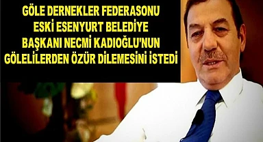 GÖLE-FED’ten Necmi Kadıoğlu’na tepki