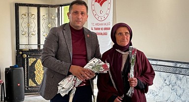 İl Tarım, Çiftçi kadınların günü gülle kutladı