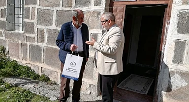İlçe Müftülüğünden emekli din görevlisi Ün'e ziyaret