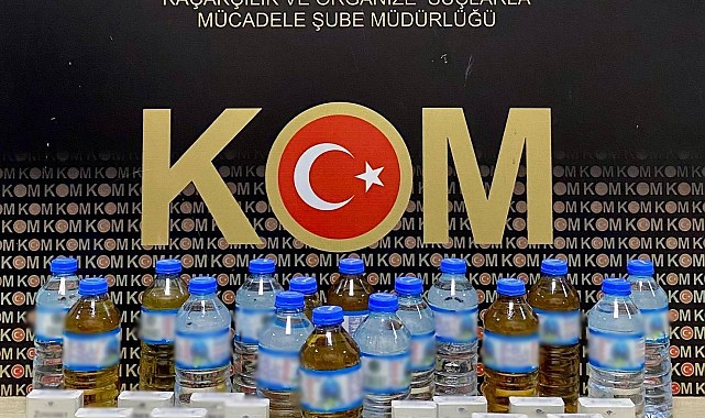 Kars'ta kaçak içki operasyonu