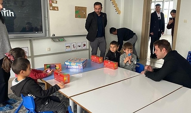 Kaymakam Meram’dan öğrencilere moral ziyareti