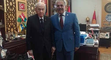 MHP Ardahan İl Başkanı Turgay Mert’ten Devlet Bahçeli’ye ziyaret