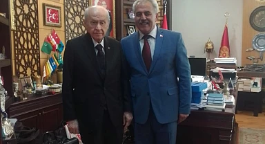 MHP Ardahan İl Başkanı Turgay Mert’ten Devlet Bahçeli’ye ziyaret