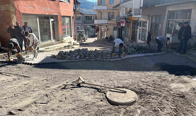 Posof'ta altyapı çalışmaları devam ediyor