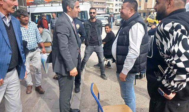 Sarıkamış Kaymakamı Aslantatar'dan esnaf ziyareti