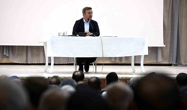 Vali Aydoğdu, muhtarlar ve esnaf temsilcileriyle toplantı yaptı