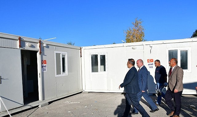 Vali Çiçek, Ardahan’da yapımı devam eden ‘göçmen merkezi’ni ziyaret etti