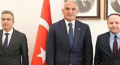 Vali Çiçek ve Vekil Koç, Ardahan’ın turizm konularını bakanla görüştü