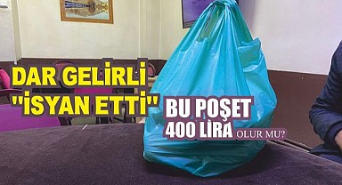 Vatandaş; Yarım poşet sebze ve meyve 400 lira? Biz nasıl hayatta kalalım!