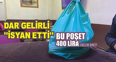 Vatandaş; Yarım poşet sebze ve meyve 400 lira? Biz nasıl hayatta kalalım!