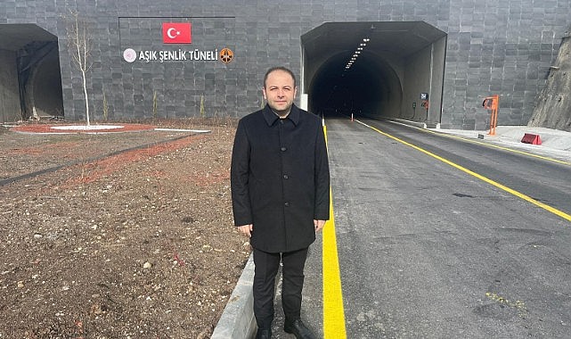 Vekil Koç’un girişimleriyle Aşıkşenlik Tüneli çift tüp olarak hizmete açıldı