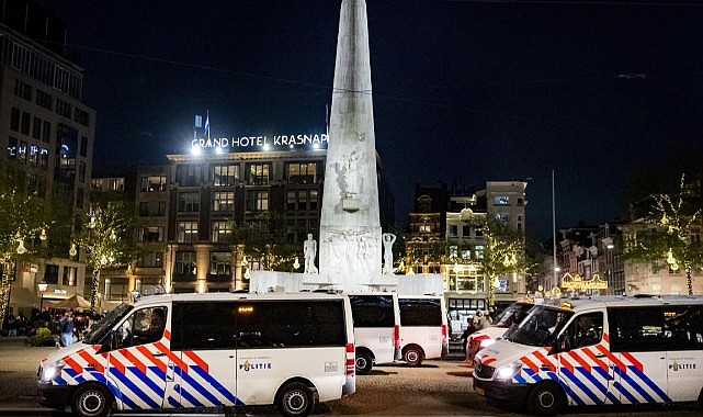 Amsterdam'da 281 Filistin destekçisi gözaltına alındı