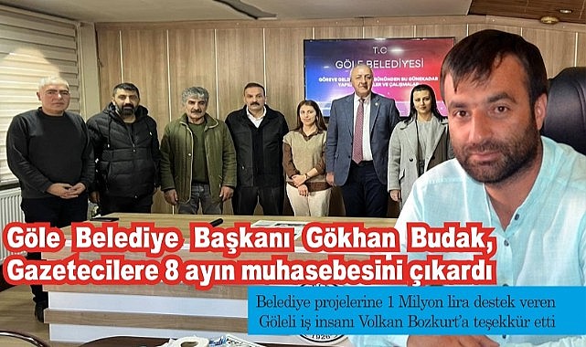Başkan Budak’tan Volkan Bozkurt’a teşekkür