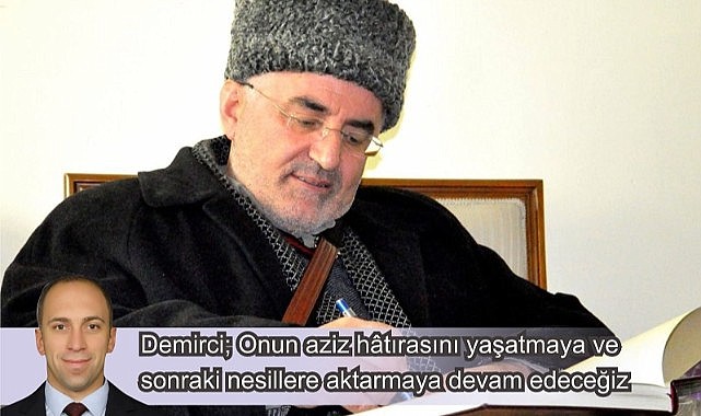 Başkan Demirci, Posoflu yazar Yunus Zeyrek’i andı