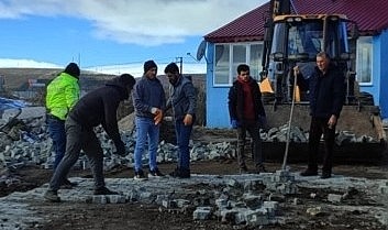 Belediye çalışmalarını sürdürüyor: Sokaklar yenileniyor, Damal daha güzel oluyor