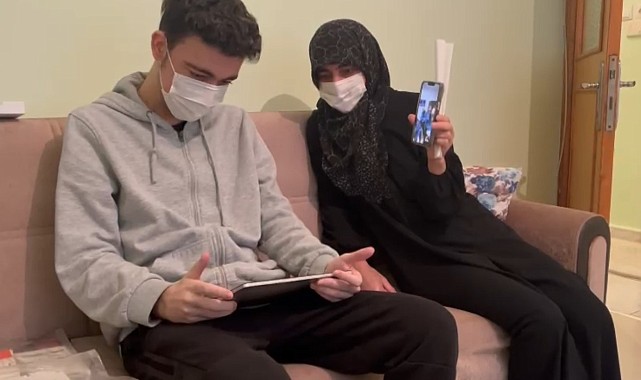 Bingöl polisinden kanser tedavisi gören öğrenciye moral