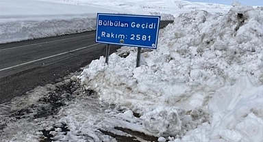 Bülbülan Geçidi Trafiğe kapatıldı
