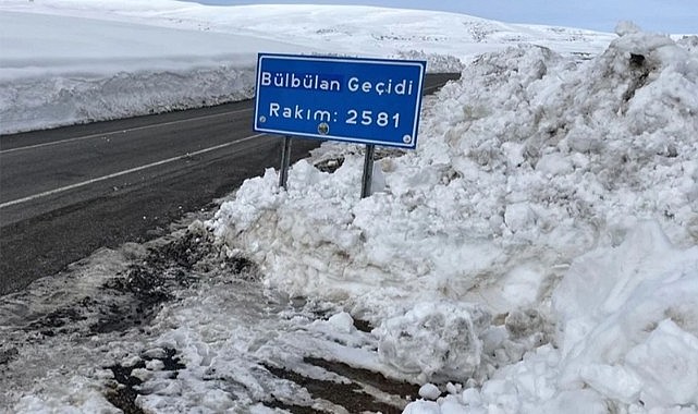 Bülbülan Geçidi Trafiğe kapatıldı