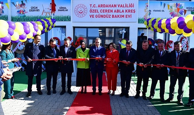 Ceren Abla Kreşinin yeni bina açılışı görkemli bir törenle yapıldı