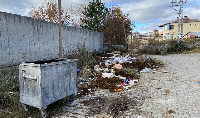 Çöpler var, Belediye yok!