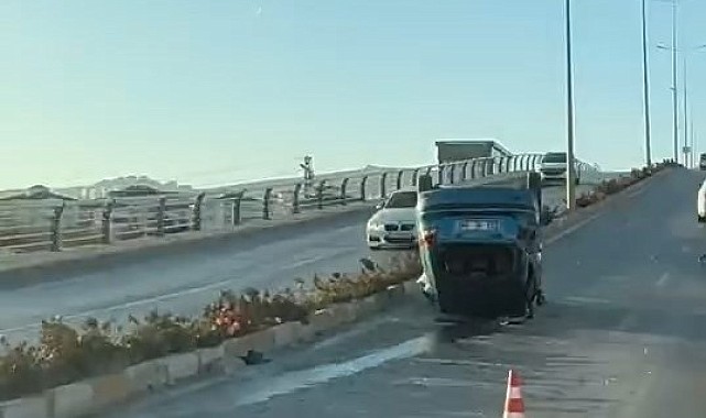 Elazığ'da otomobil takla attı: 2 yaralı