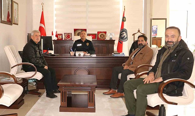 Erzincan basınından POMEM Müdürü Yılmaz'a ziyaret