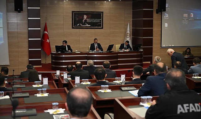 Erzurum'da kış tedbirleri için toplandılar