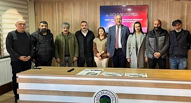 Göle Belediye Başkanı, basın mensuplarıyla bir araya geldi
