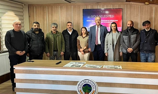 Göle Belediye Başkanı, basın mensuplarıyla bir araya geldi